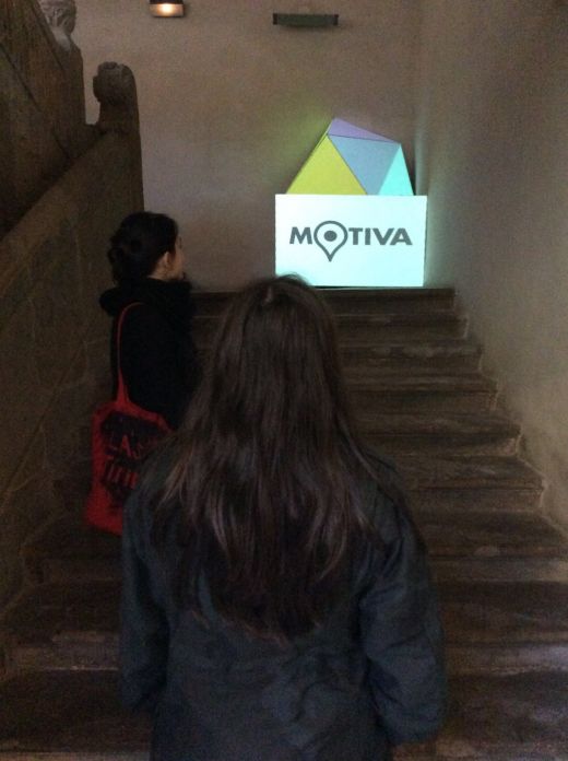Videomapping en la escalera histórica del Palacio de Camposagrado