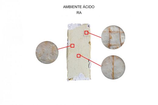 Ambiente ácido - recubrimiento antiguo