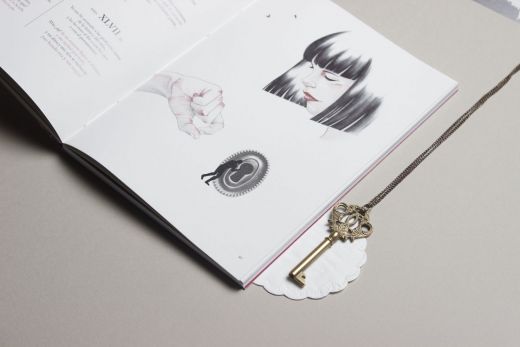 Detalle de ilustración y llave