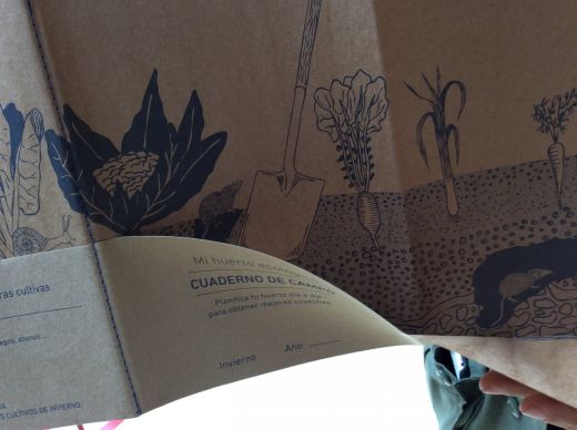 Detalle de Cuaderno de campo. Mi huerto ecológico
