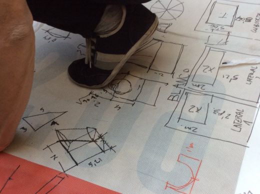 Taller de Basurama. Planos de la estructura